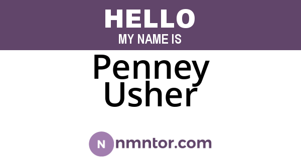 Penney Usher