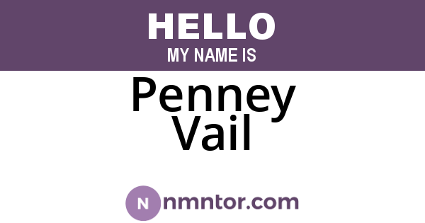 Penney Vail