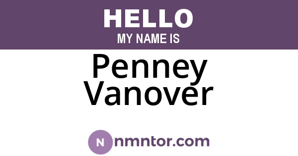 Penney Vanover