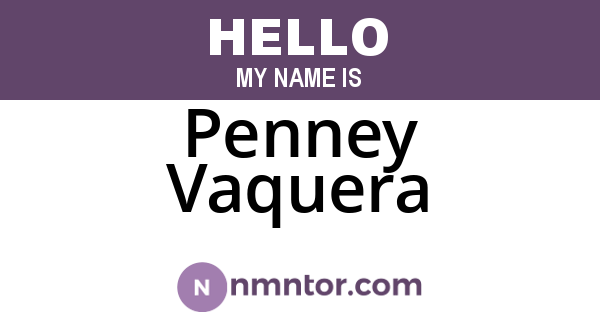 Penney Vaquera