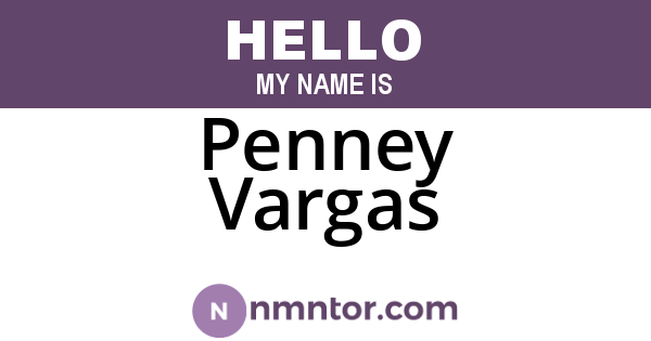 Penney Vargas