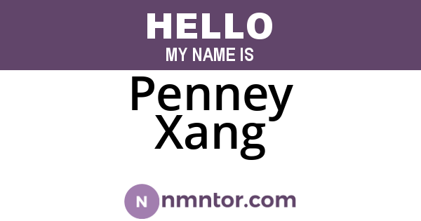 Penney Xang