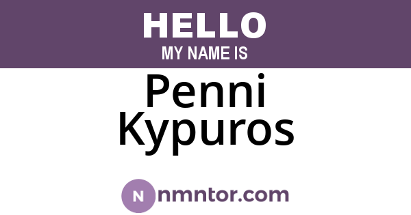 Penni Kypuros
