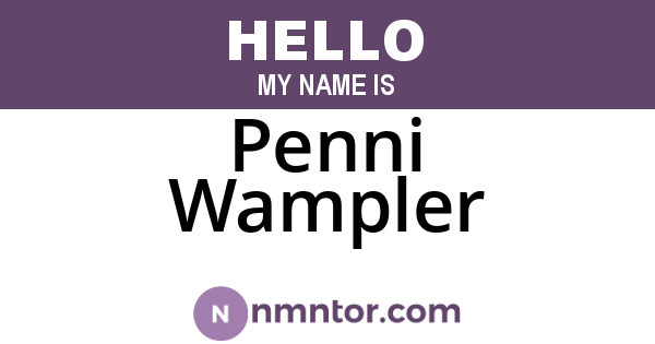 Penni Wampler