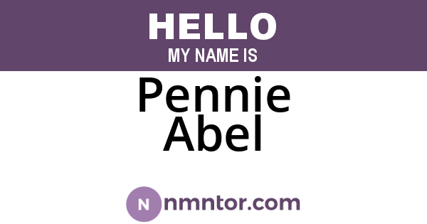 Pennie Abel