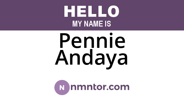 Pennie Andaya