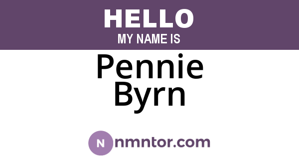 Pennie Byrn