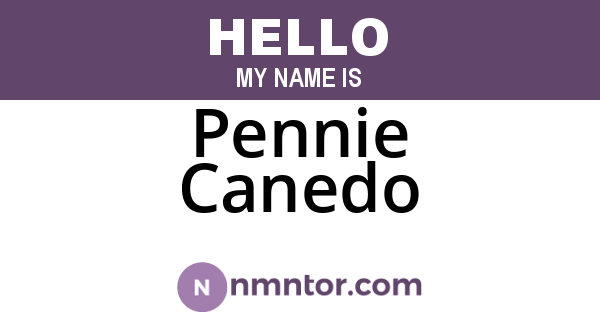 Pennie Canedo