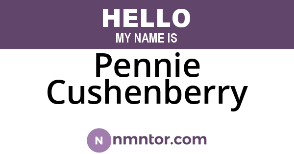 Pennie Cushenberry