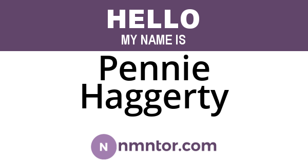 Pennie Haggerty
