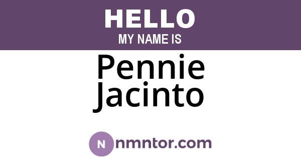 Pennie Jacinto