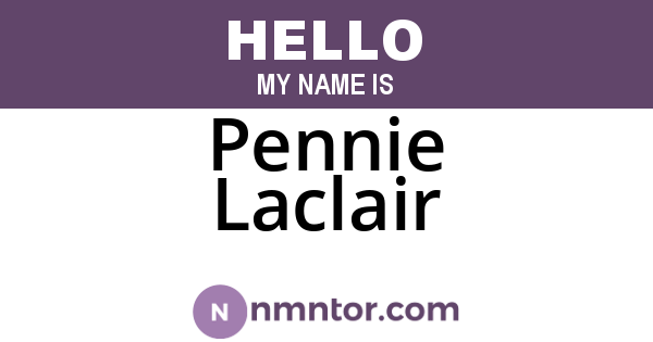 Pennie Laclair
