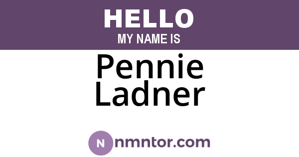 Pennie Ladner
