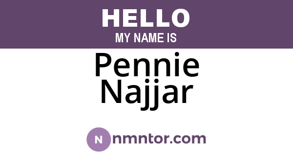 Pennie Najjar
