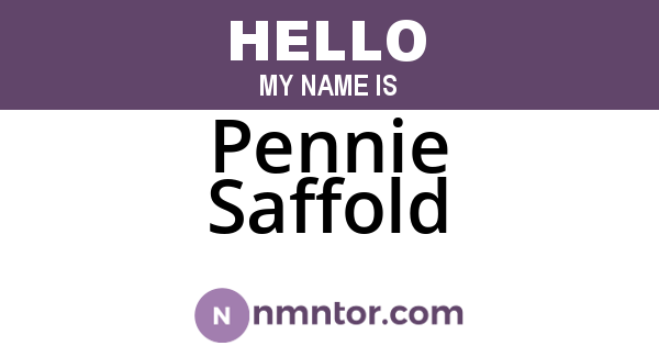 Pennie Saffold