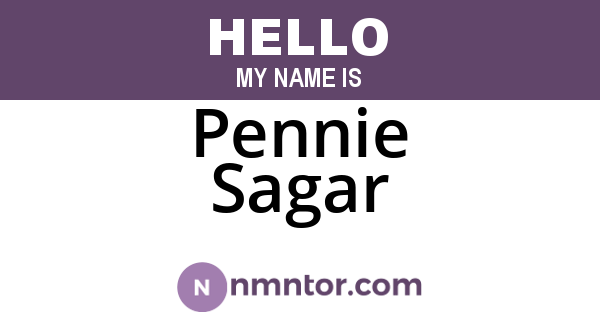 Pennie Sagar