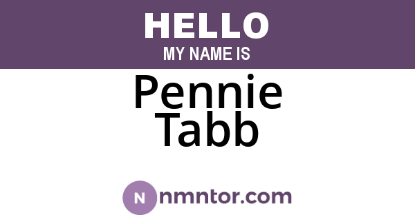 Pennie Tabb