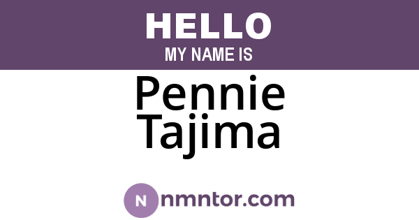 Pennie Tajima