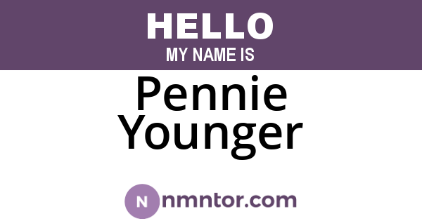 Pennie Younger