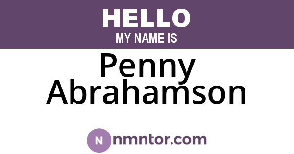 Penny Abrahamson