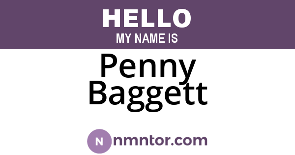 Penny Baggett