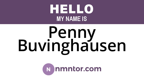 Penny Buvinghausen