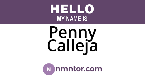 Penny Calleja