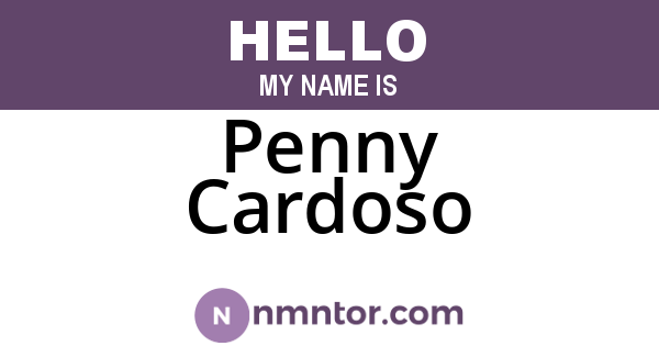Penny Cardoso