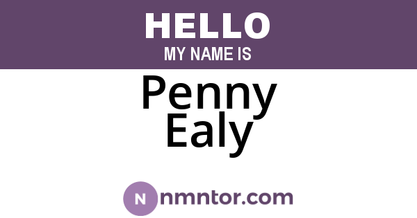 Penny Ealy