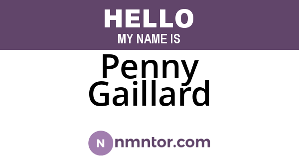 Penny Gaillard