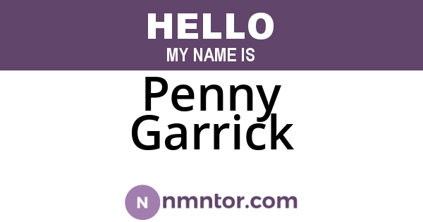 Penny Garrick