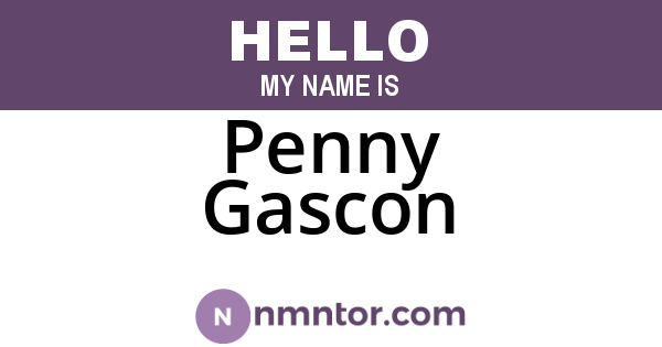 Penny Gascon