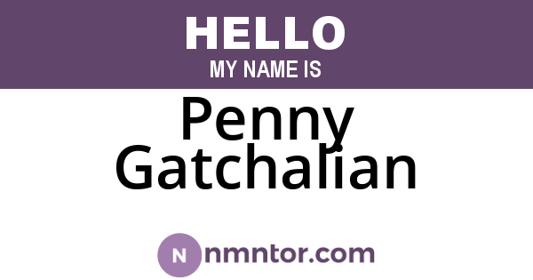 Penny Gatchalian