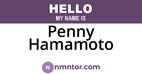 Penny Hamamoto