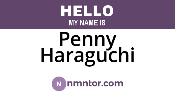 Penny Haraguchi