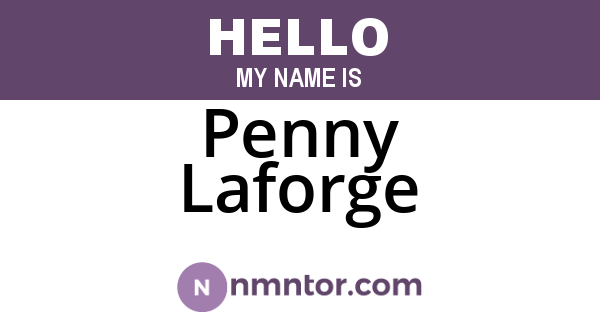 Penny Laforge