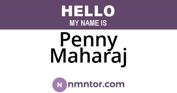 Penny Maharaj