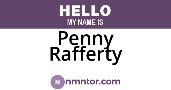 Penny Rafferty