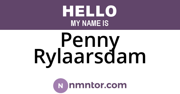 Penny Rylaarsdam