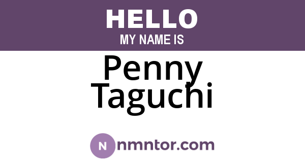 Penny Taguchi