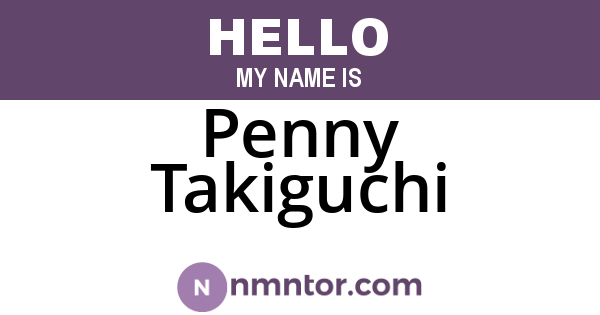 Penny Takiguchi