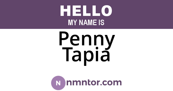 Penny Tapia