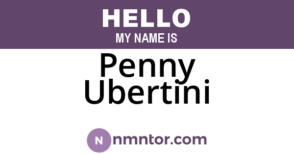 Penny Ubertini