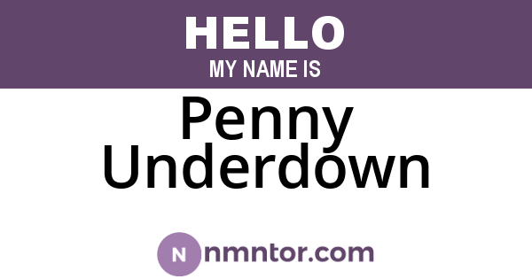 Penny Underdown