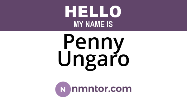 Penny Ungaro