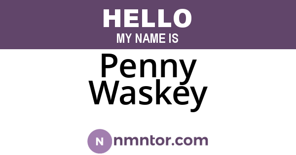 Penny Waskey