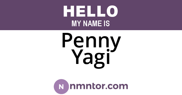 Penny Yagi