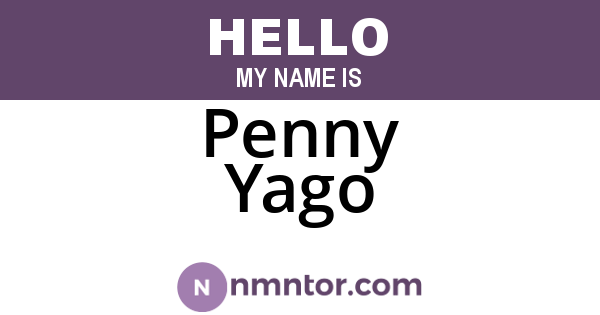 Penny Yago
