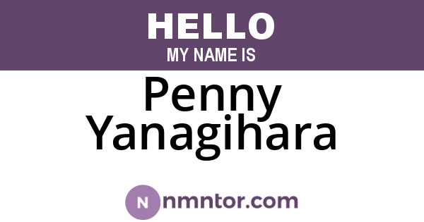 Penny Yanagihara