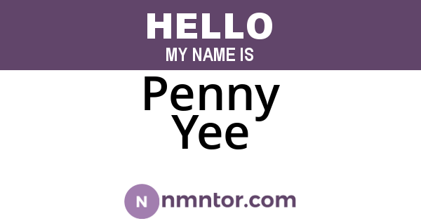 Penny Yee